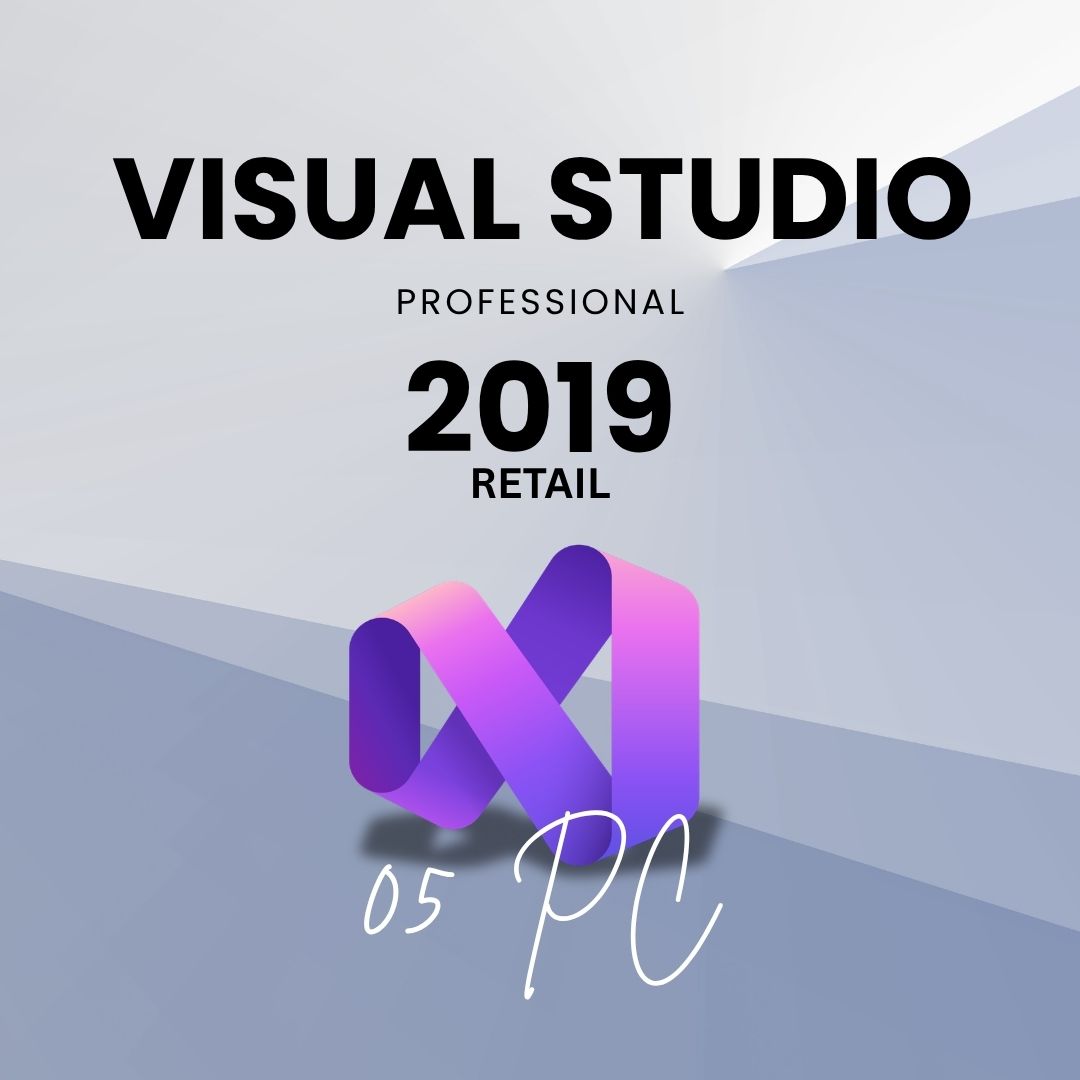 Visual Studio 2019 Professional 5PC [Retail Online]